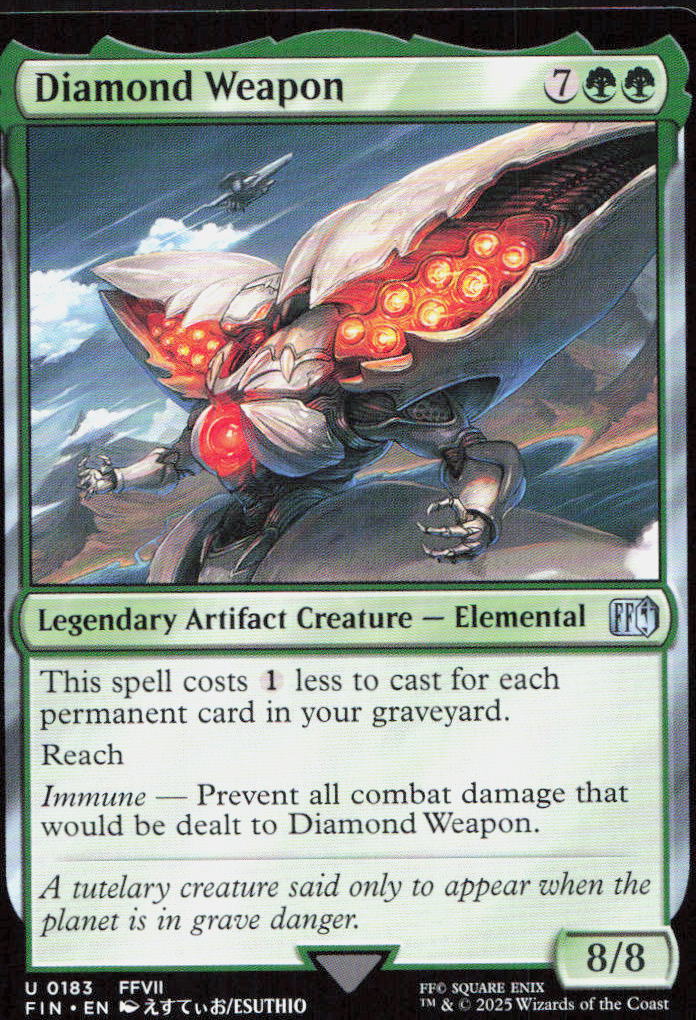 Diamond Weapon 183 Uncommon FINAL FANTASY Magic: The Gathering