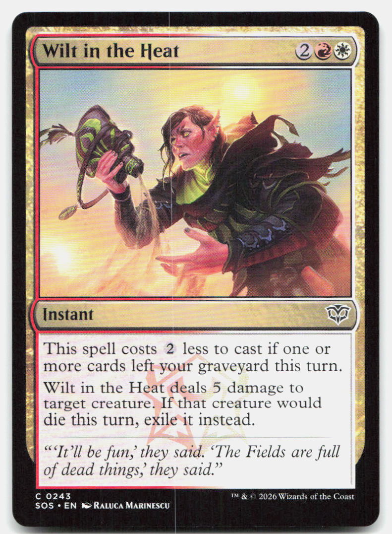 Wilt in the Heat 243 Common Secrets of Strixhaven Magic: The Gathering