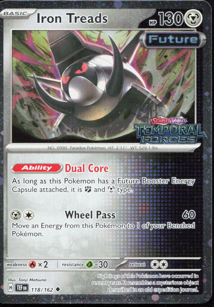 Iron Treads (Temporal Forces Stamped) 118/162 Pokémon