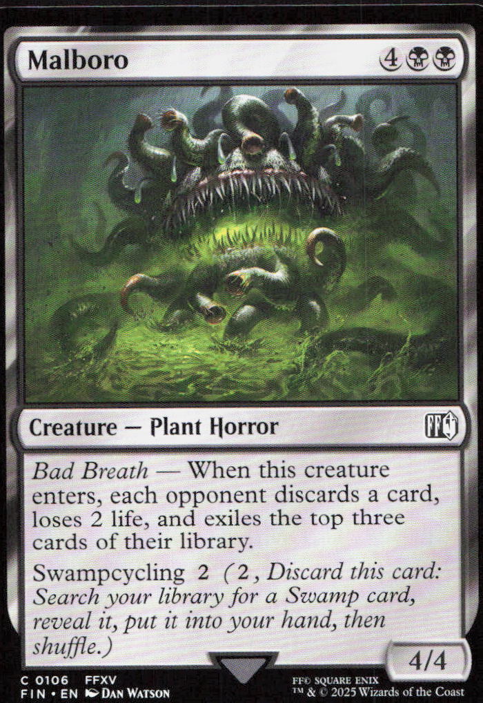 Malboro 106 Common FINAL FANTASY Magic: The Gathering