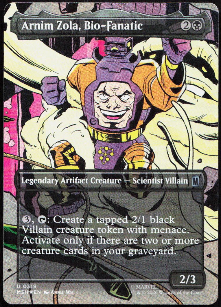 Arnim Zola, Bio-Fanatic (Borderless) 319 Marvel Super Heroes MTG