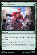 Giant Growth 167 Common Marvel Super Heroes Magic: The Gathering