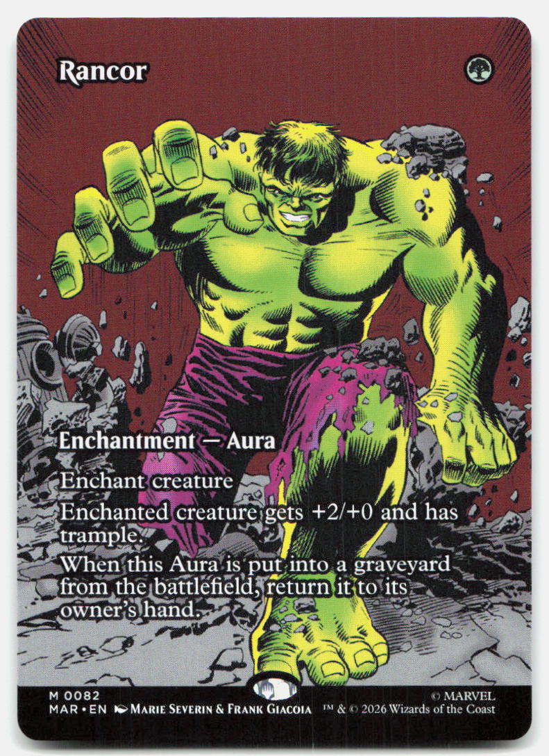 Rancor (Borderless) 82 Mythic Marvel Universe Eternal-Legal Magic: The Gathering