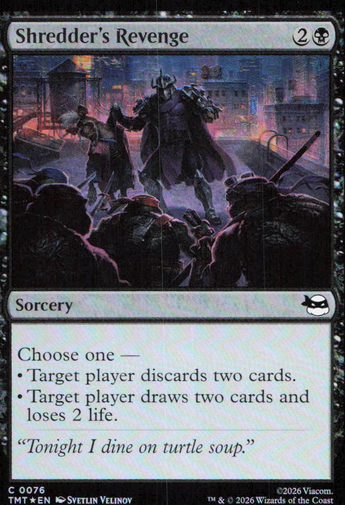 Shredder's Revenge 0076 Common Teenage Mutant Ninja Turtles Magic: The Gathering