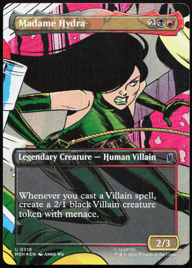 Madame Hydra (Borderless) 318 Uncommon Marvel Super Heroes Magic: The Gathering