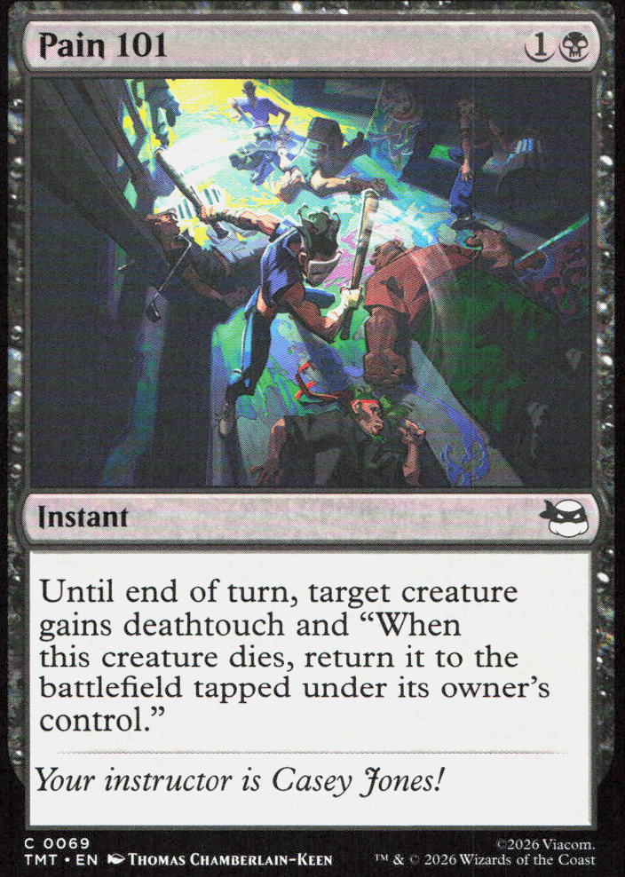 Pain 101 0069 Common Teenage Mutant Ninja Turtles Magic: The Gathering