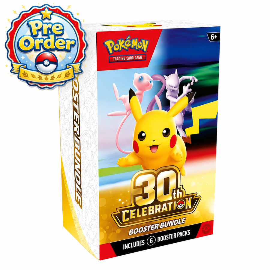 Pokémon TCG 30th Celebration Booster Bundle (Coming Soon) Down Under Trading Cards
