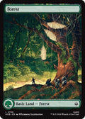 Forest (0198) 198 Land The Hobbit Magic: The Gathering