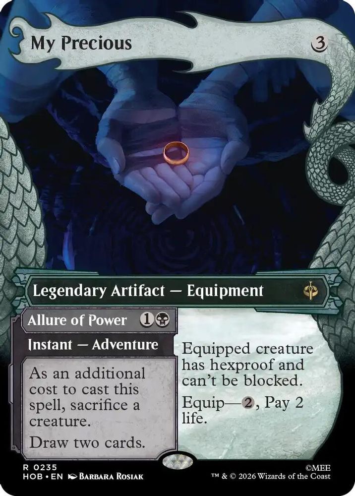 My Precious (Showcase) 235 Rare The Hobbit Magic: The Gathering