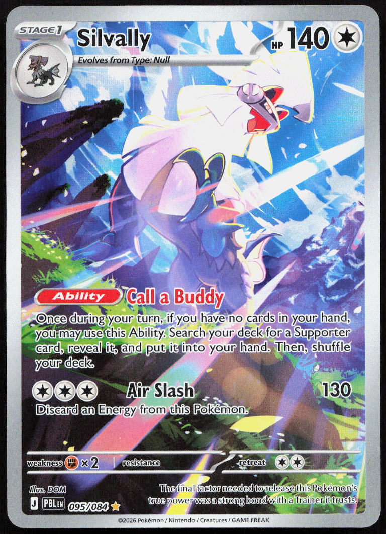 Silvally 095/084 Illustration Rare Pitch Black Pokemon Holo