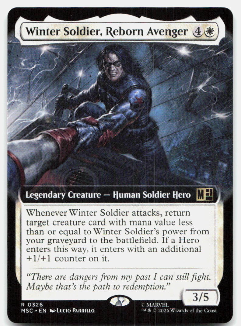 Winter Soldier, Reborn Avenger 326 Commander: Marvel Super Heroes MTG