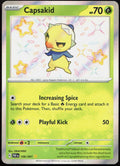 Capsakid 106/091 Shiny Rare Paldean Fates Pokemon Holo