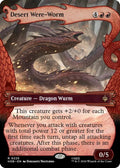 Desert Were-Worm (Showcase) 225 Rare The Hobbit Magic: The Gathering