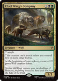 Chief Warg's Company 151 Rare The Hobbit Magic: The Gathering