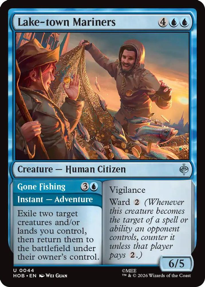 Lake-town Mariners 44 Uncommon The Hobbit Magic: The Gathering
