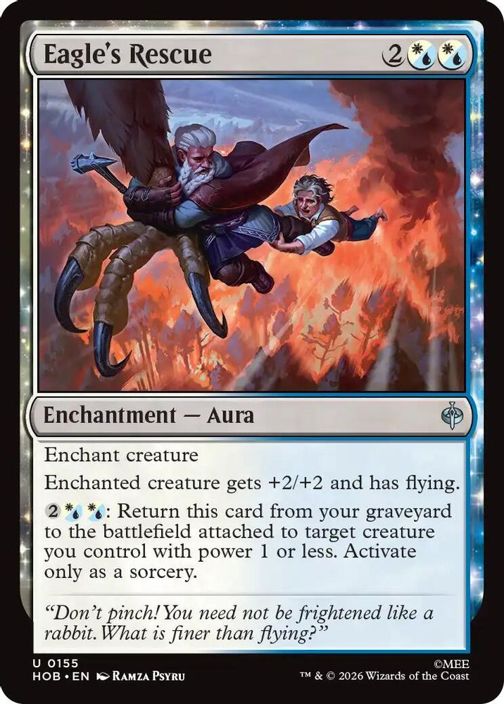 Eagle's Rescue 155 Uncommon The Hobbit Magic: The Gathering