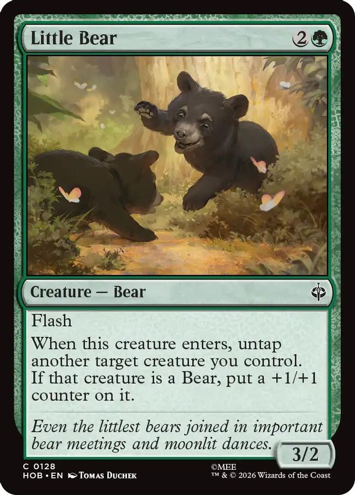 Little Bear 128 Common The Hobbit Magic: The Gathering