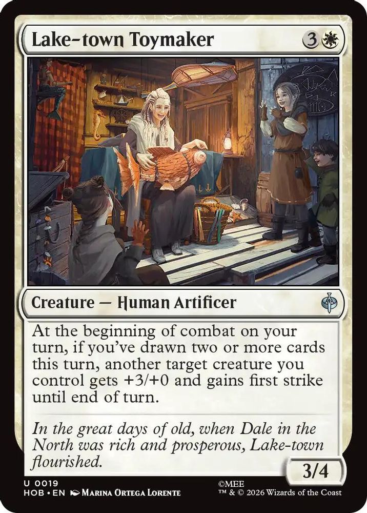 Lake-town Toymaker 19 Uncommon The Hobbit Magic: The Gathering