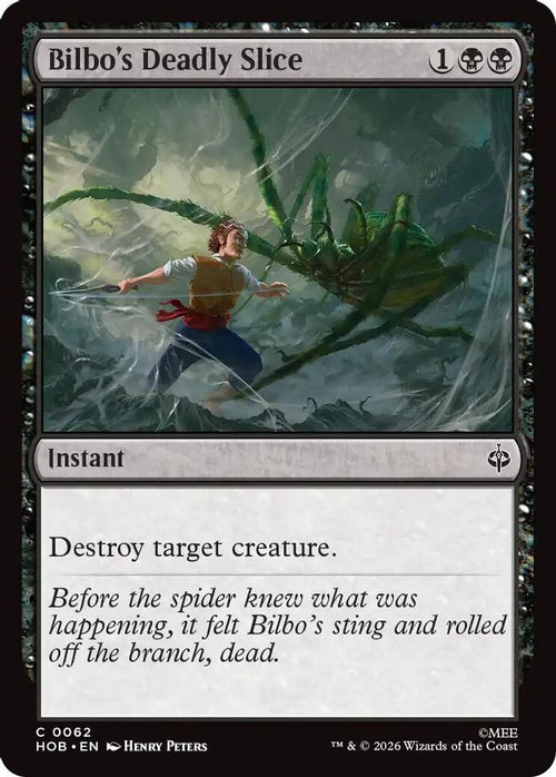 Bilbo's Deadly Slice 62 Common The Hobbit Magic: The Gathering