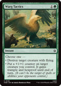 Warg Tactics 139 Common The Hobbit Magic: The Gathering