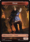 Dwarf // Enduring Story Double-Sided Token 6 // 14 The Hobbit MTG