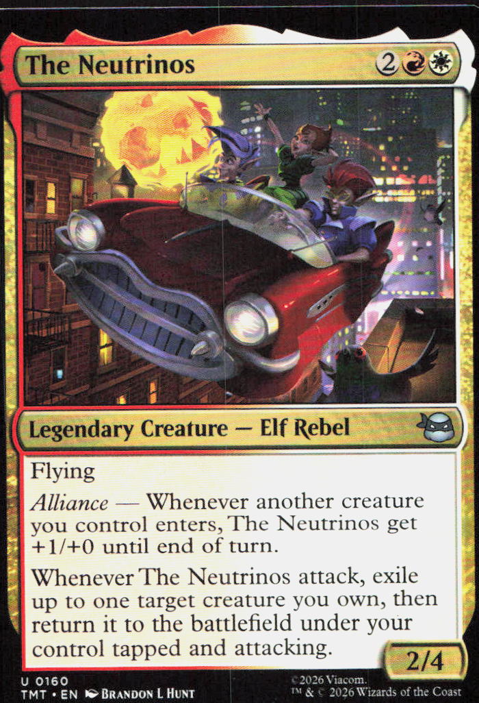 The Neutrinos 0160 Uncommon Teenage Mutant Ninja Turtles Magic: The Gathering