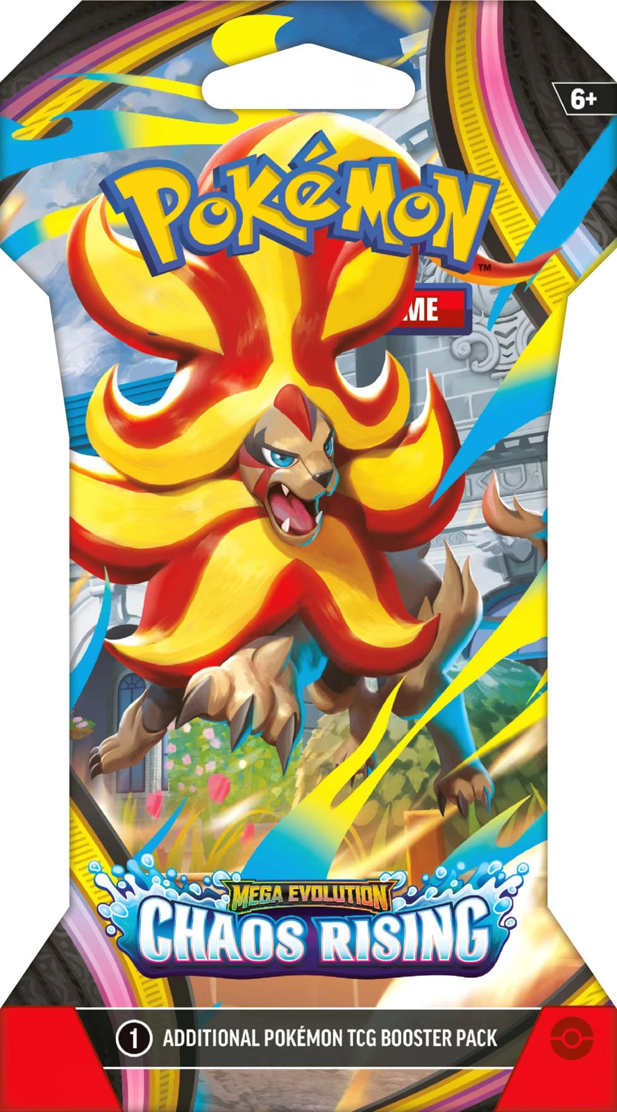 Pokémon - TCG - Sleeved Mega Evolution Chaos Rising Booster Pack