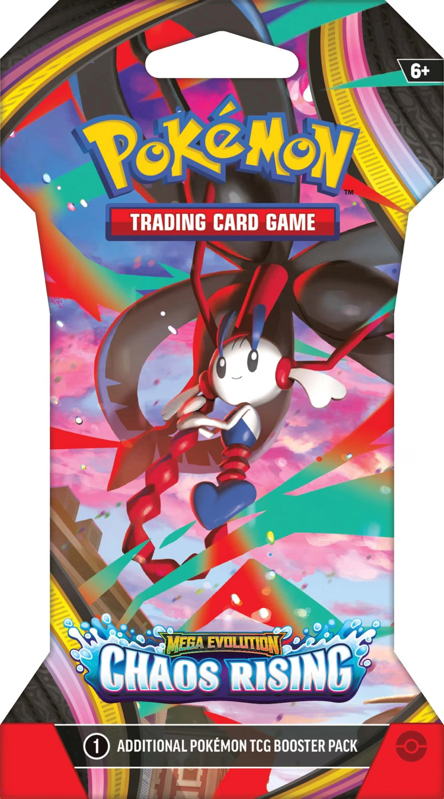 Pokémon - TCG - Sleeved Mega Evolution Chaos Rising Booster Pack