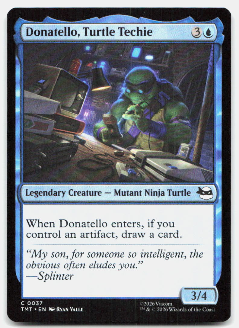 Donatello, Turtle Techie 0037 Teenage Mutant Ninja Turtles Magic: The Gathering