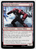 Crimson Operative 126 Common Marvel Super Heroes Magic: The Gathering Foil