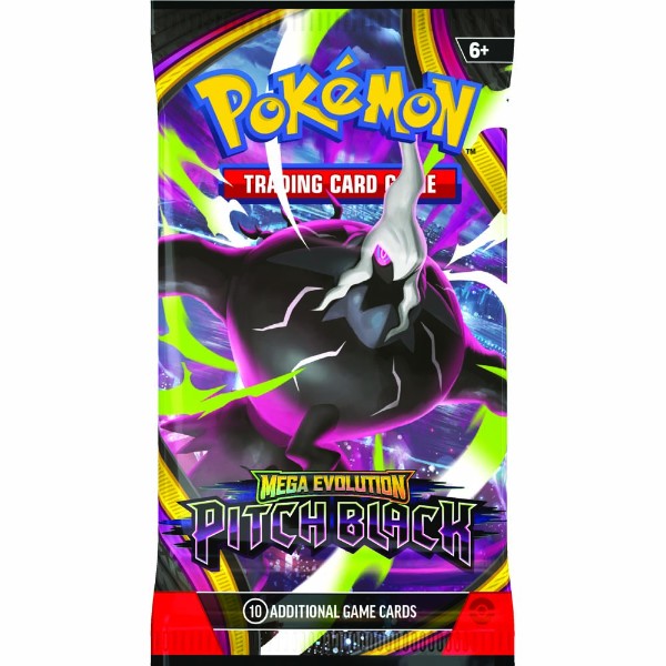 Pokémon TCG: Mega Evolution Pitch Black Booster Box (Preorder product) Release date is Friday 17th July 2026