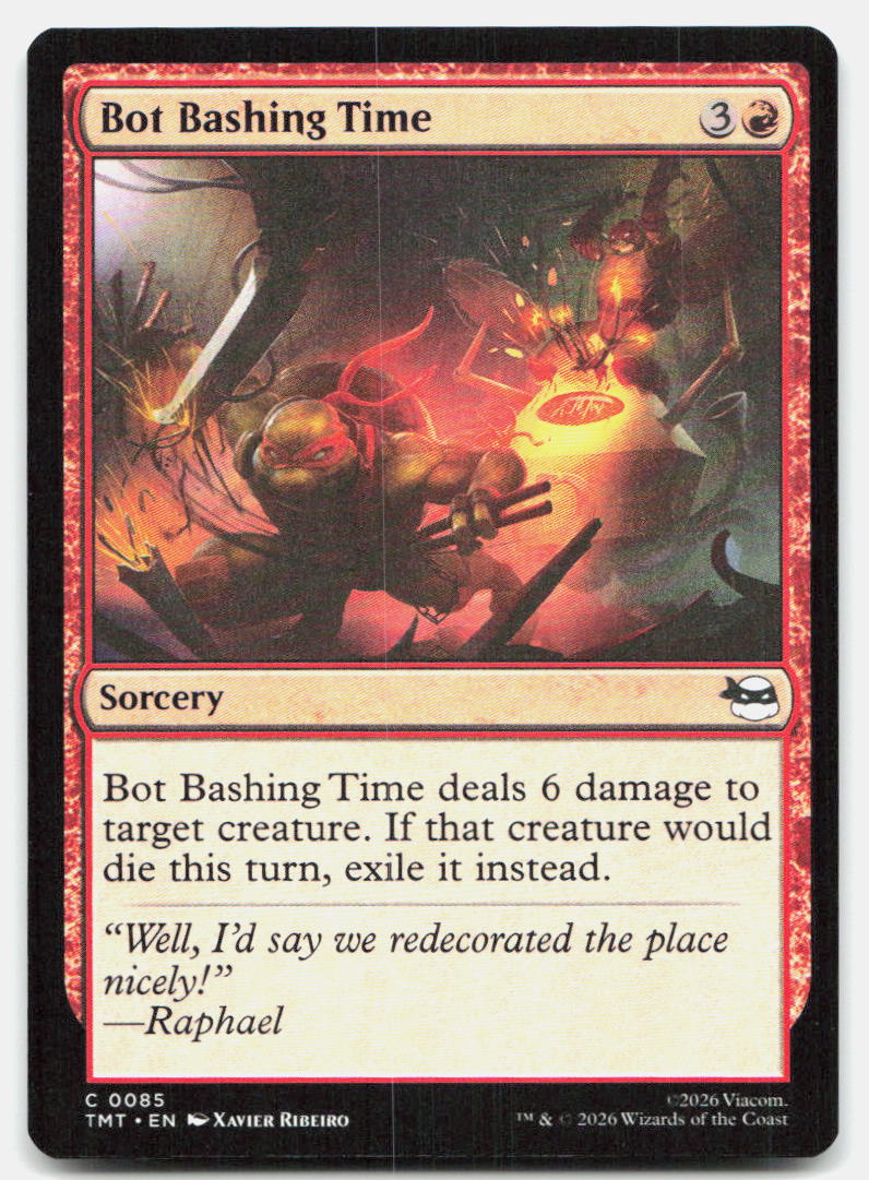 Bot Bashing Time 0085 Common Teenage Mutant Ninja Turtles Magic: The Gathering