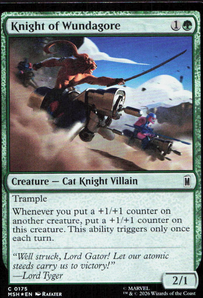 Knight of Wundagore 175 Common Marvel Super Heroes Magic: The Gathering