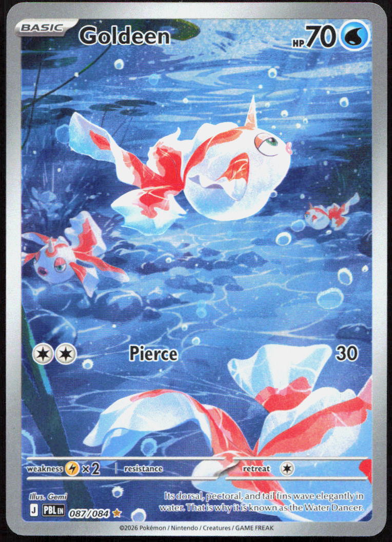 Goldeen 087/084 Illustration Rare Pitch Black Pokemon Holo