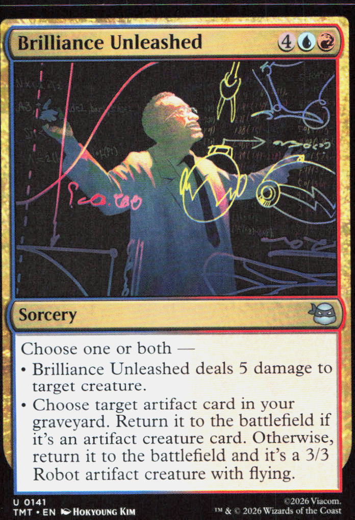 Brilliance Unleashed 0141 Teenage Mutant Ninja Turtles Magic: The Gathering