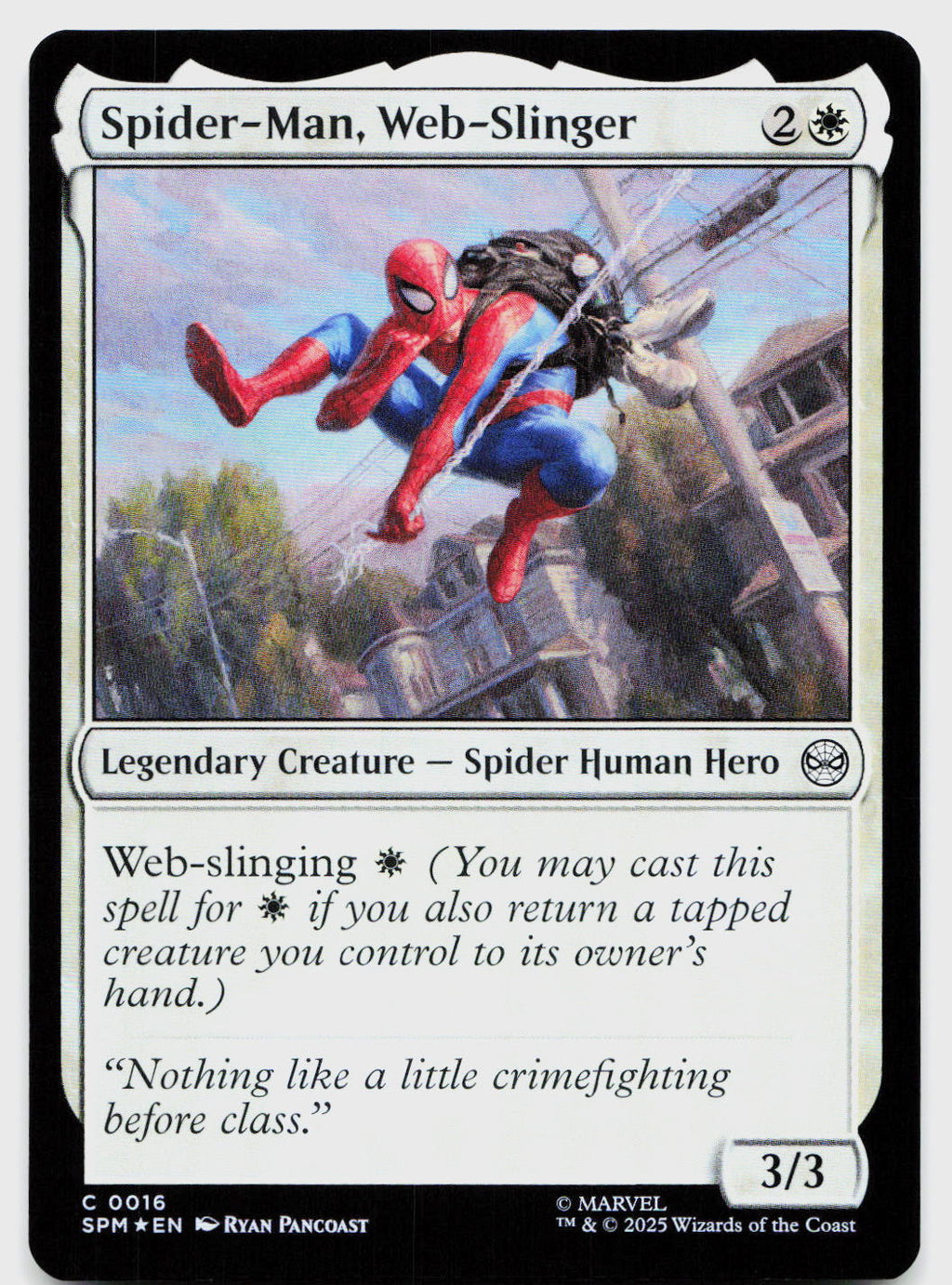 Spider-Man, Web-Slinger 16 Common Marvel's Spider-Man Magic: The Gathering
