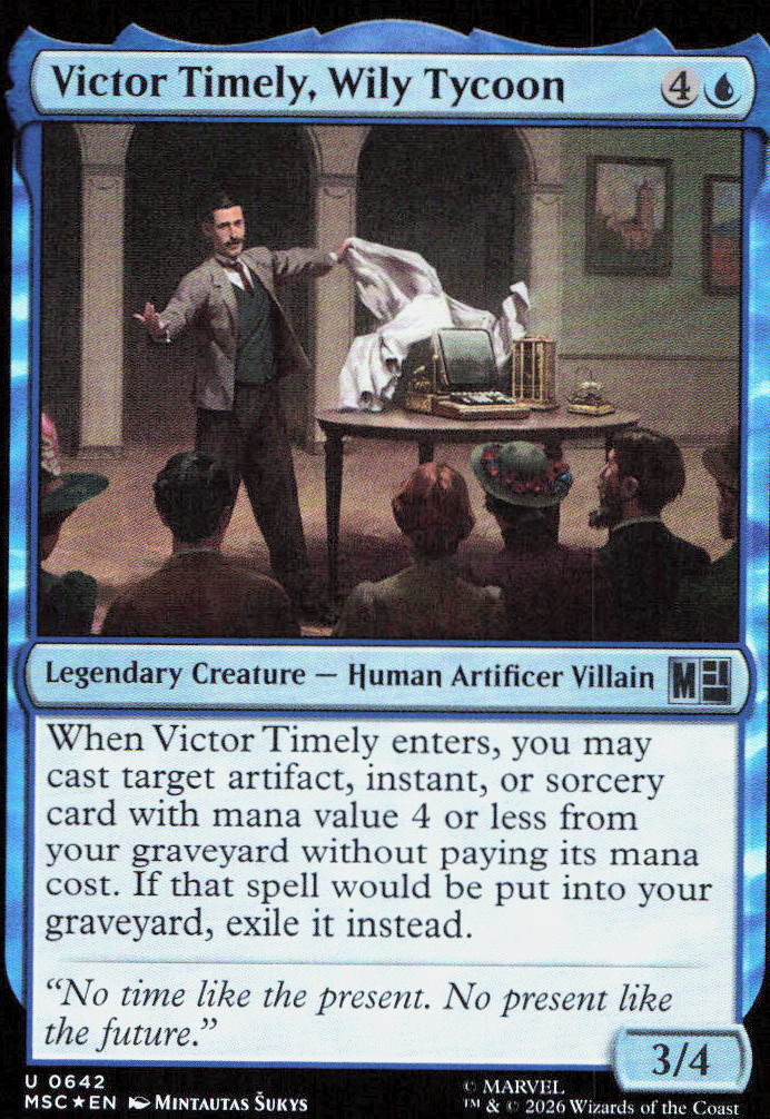 Victor Timely, Wily Tycoon 642 Commander: Marvel Super Heroes MTG