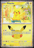 Pikachu 025/128 Holo Pikachu Rare ME: 30th Celebration Pokemon