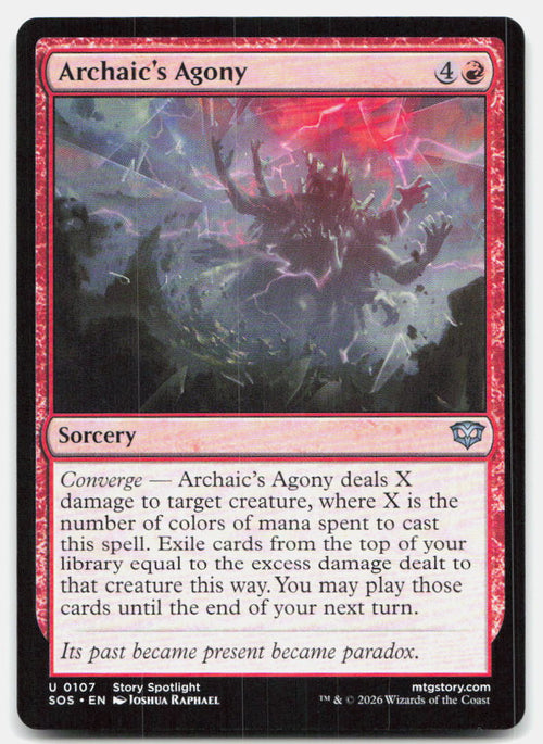 Archaic's Agony 107 Uncommon Secrets of Strixhaven Magic: The Gathering
