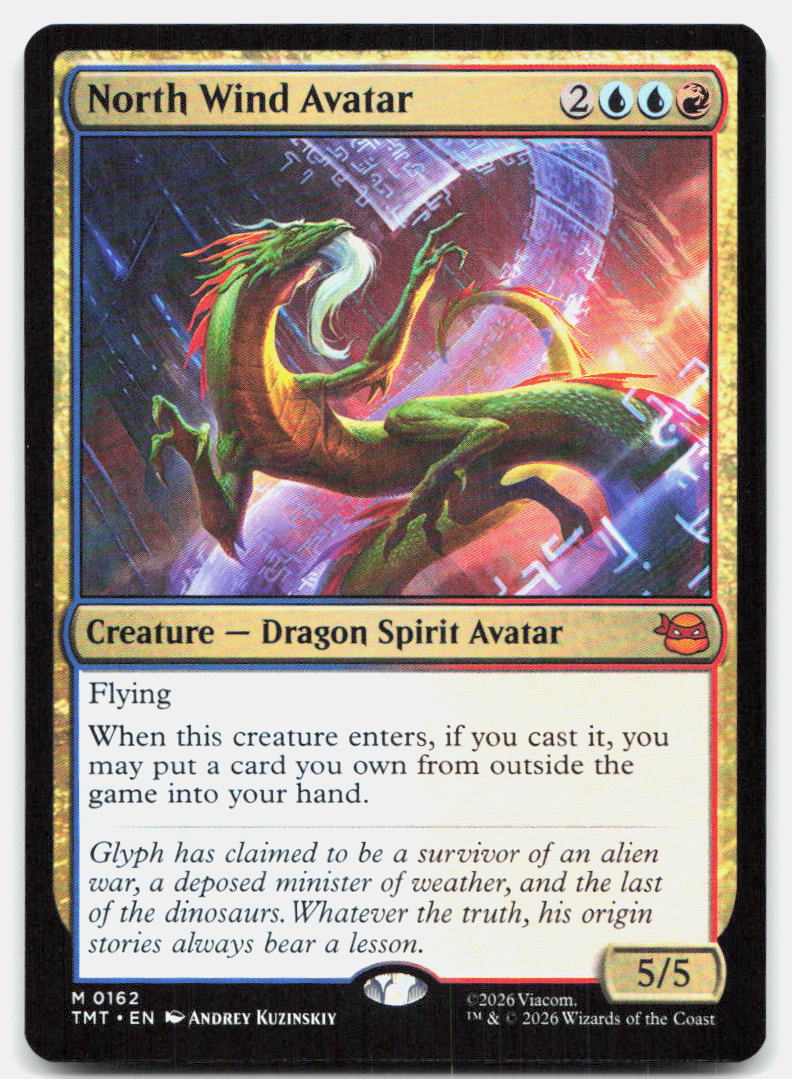 North Wind Avatar 0162 Mythic Teenage Mutant Ninja Turtles Magic: The Gathering