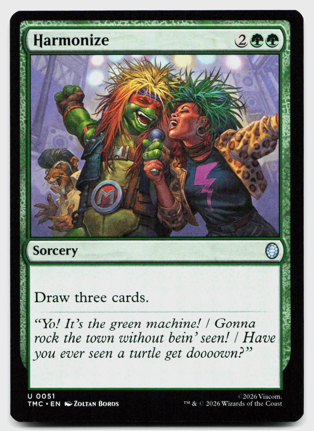 Harmonize 51 Commander: Teenage Mutant Ninja Turtles Magic: The Gathering