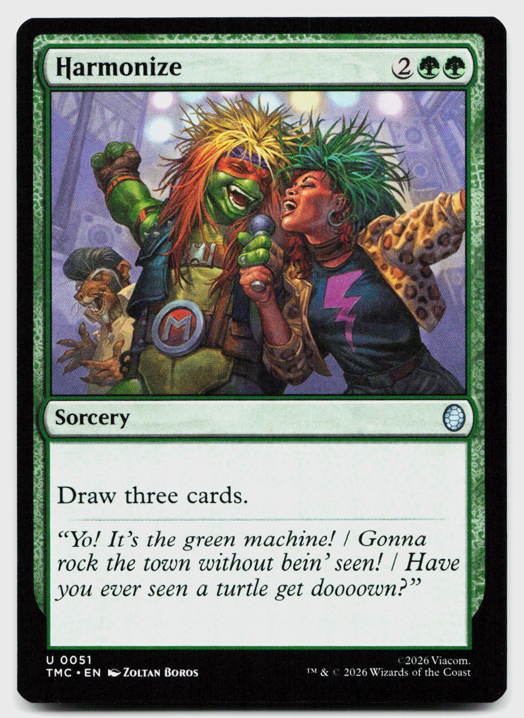 Harmonize 51 Commander: Teenage Mutant Ninja Turtles Magic: The Gathering