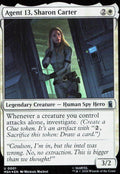Agent 13, Sharon Carter 1 Uncommon Marvel Super Heroes Magic: The Gathering