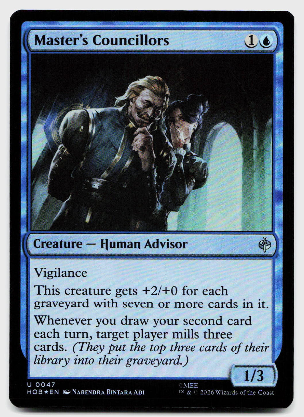 Master's Councillors 47 Uncommon The Hobbit Magic: The Gathering Foil