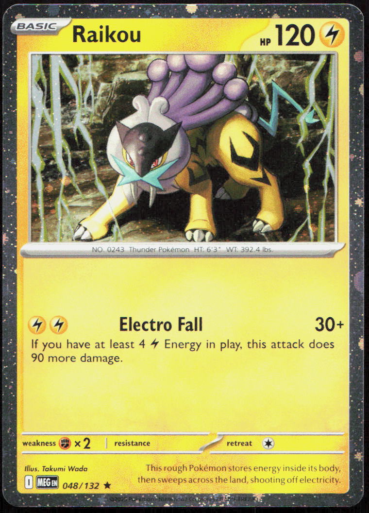 Raikou (Cosmos Holo) 048/132 Promo Miscellaneous Cards & Products Pokemon