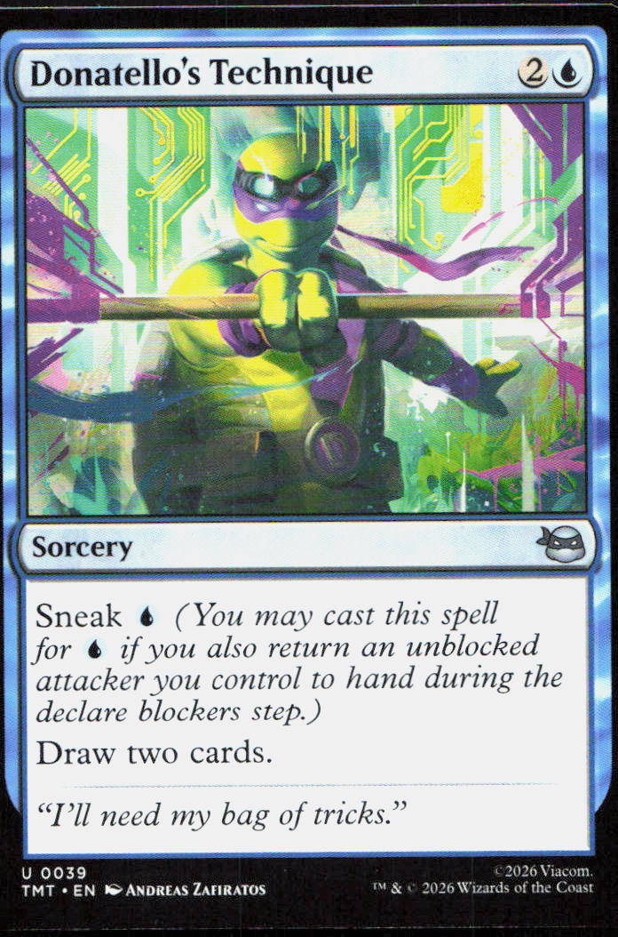 Donatello's Technique 0039 Teenage Mutant Ninja Turtles Magic: The Gathering