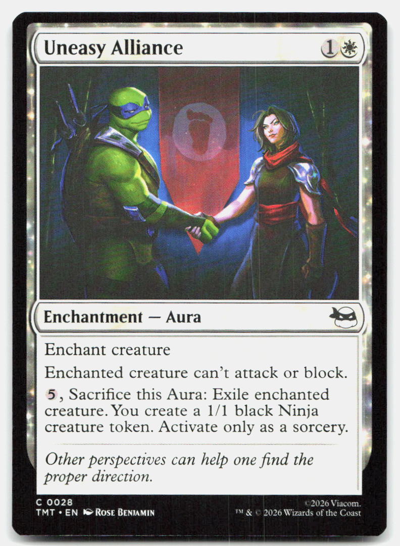 Uneasy Alliance 0028 Common Teenage Mutant Ninja Turtles Magic: The Gathering