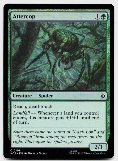 Attercop 116 Common The Hobbit Magic: The Gathering Foil