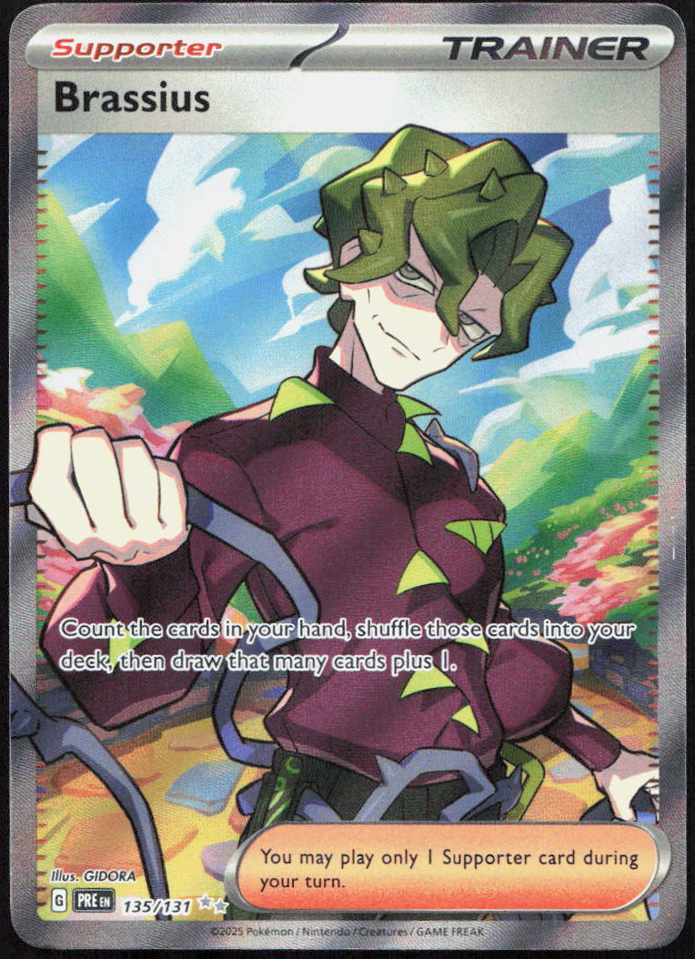 Brassius 135/131 Ultra Rare Prismatic Evolutions Pokemon