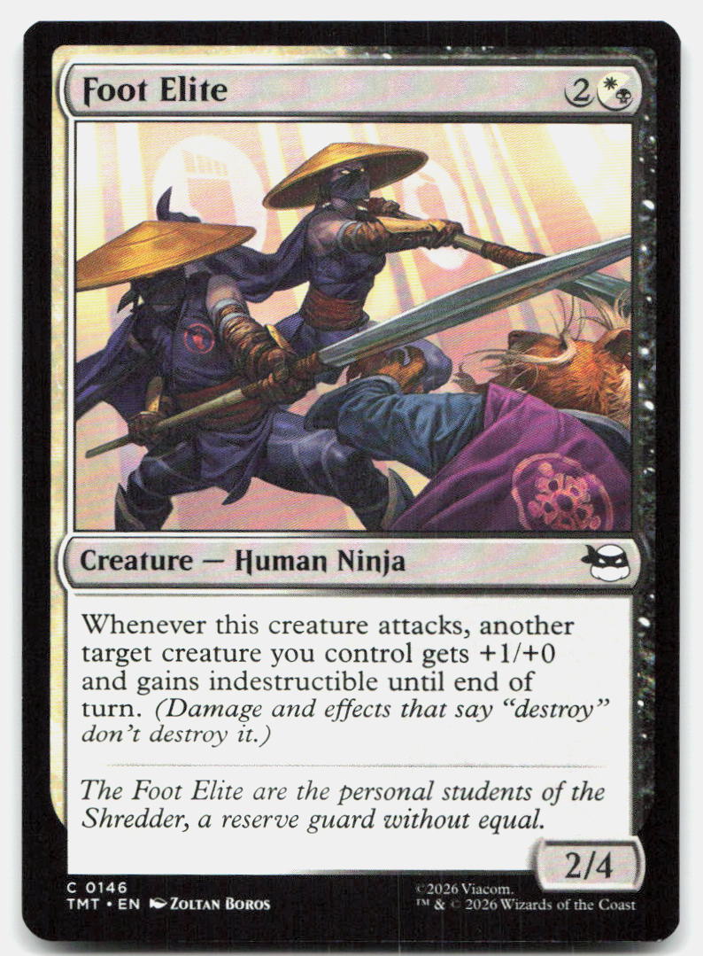 Foot Elite 0146 Common Teenage Mutant Ninja Turtles Magic: The Gathering